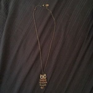 Claire’s owl necklace